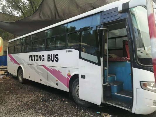 54 Kursi 2010 Tahun Bekas Yutong Bus ZK6112D Diesel Front Engine LHD Driver Steering No Accident