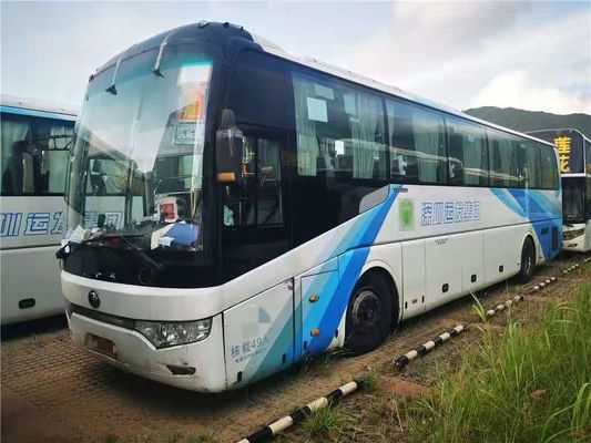49 Kursi Bus Bekas Tahun 2013 Bus Yutong Bekas ZK6122HQ Bus Pelatih Bekas Dengan AC