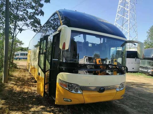 63 Kursi Bekas Yutong ZK6127H Bus Bekas Coach Bus 2011 Tahun Baru Kursi Mesin Diesel LHD Dalam Kondisi Baik