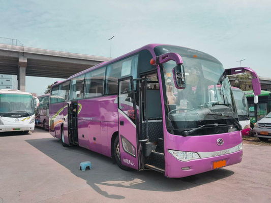 Bus Kinglong Bekas XMQ6117 44 Kursi Mesin Belakang Pintu Ganda Sasis Airbag Bekas Pelatih/Bus Tur