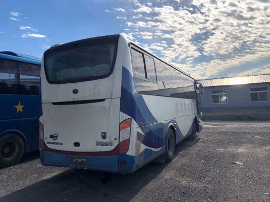 Bus Pelatih Bekas ZK6908 38 Kursi Kemudi Kiri Mesin Belakang Yuchai Chassis Baja Euro III Bus Yutong Bekas