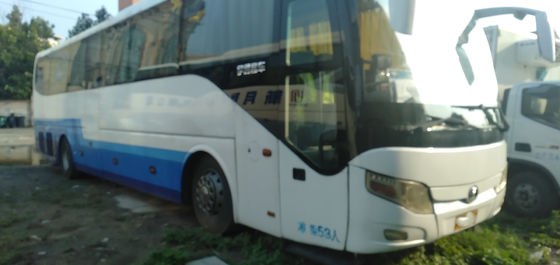 Bus Yutong Bekas ZK6127 53 Kursi Mesin Belakang Yuchai Bus Pelatih Bekas