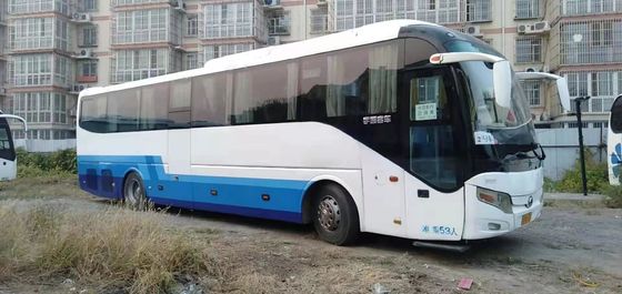 Bus Yutong Bekas ZK6127 53 Kursi Mesin Belakang Yuchai Bus Pelatih Bekas