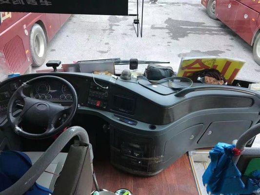 Bus Wisata Bekas Merek Ankai HFF6909 38 Kursi Sasis Airbag Mesin Yuchai Kilometer Rendah Bus Penumpang Bekas untuk Afrika