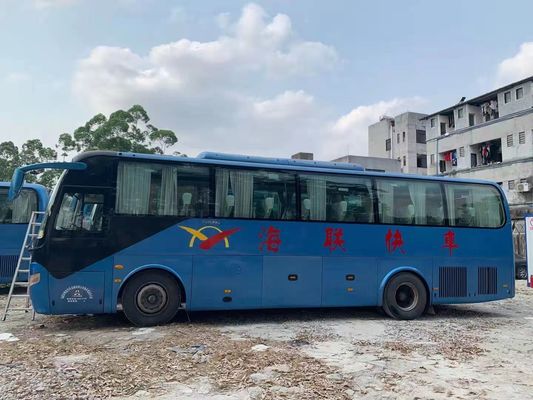 41 Kursi Bekas Yutong ZK6107 Bus Bekas Bus Coach 2013 Tahun 100km/H Kemudi LHD NO kecelakaan