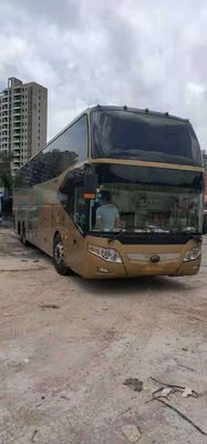 65 Kursi 2010 Tahun Digunakan Yutong Bus ZK6147D Mesin Diesel Kemudi Gandar Ganda LHD