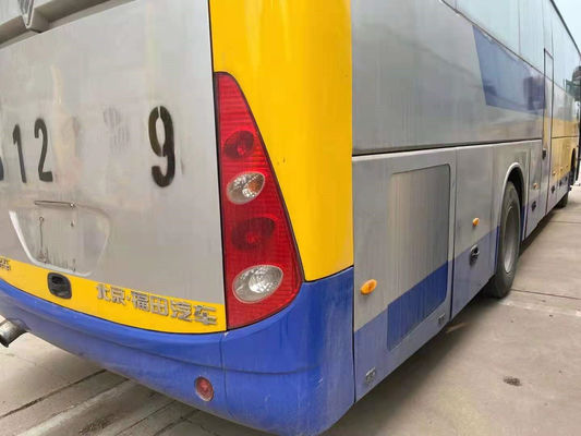 2011 Tahun 51 Kursi Bekas Foton Bus BJ6120 Bekas Coach Bus Kursi Baru Bahan Bakar Diesel LHD Dalam Kondisi Baik