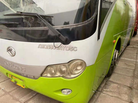 Bus Kinglong Bekas XMQ6900 Bus Wisata Bekas 39 Kursi Mesin Yuchai 180kw Euro III Steel Chassis Kemudi Kiri