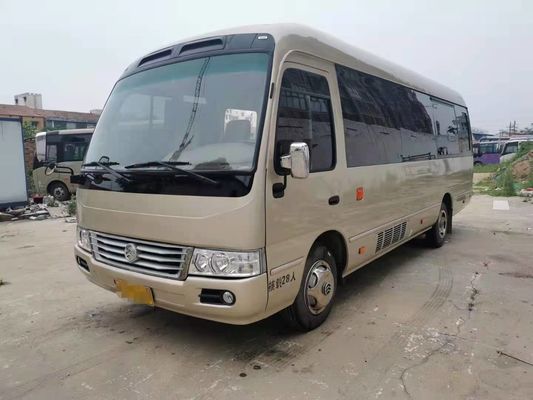 2019 Tahun 28 Kursi XML6729J15 Digunakan Golden Dragon Coaster Bus, Bus Coaster Mini Bus Bekas Dengan Mesin Hino Untuk Bisnis