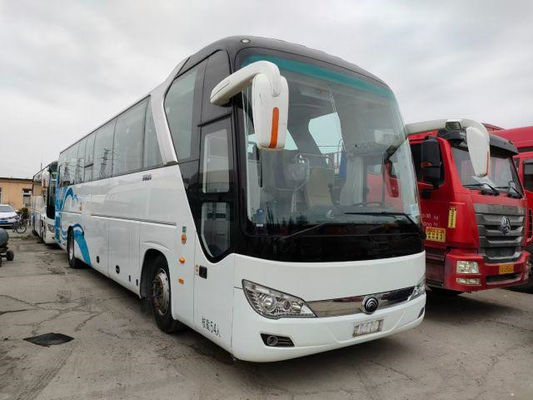2018 Tahun 54 Kursi Bekas Yutong Bus LHD Steering ZK6122HQ Bus Pelatih Bekas Dengan AC