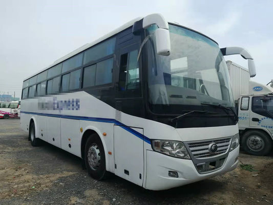 54 Kursi Tahun 2014 Digunakan Bus Depan Mesin RHD Driver Steering Digunakan Yutong Bus ZK6112D Tanpa Kecelakaan