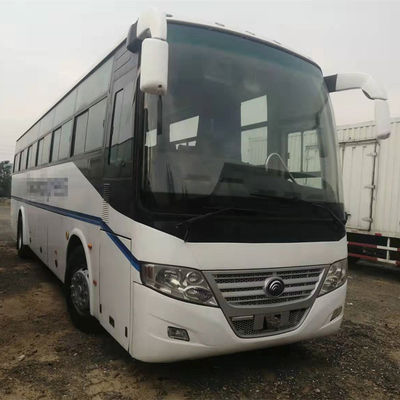 54 Kursi Tahun 2014 Digunakan Bus Depan Mesin RHD Driver Steering Digunakan Yutong Bus ZK6112D Tanpa Kecelakaan