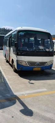 2014 Tahun 28 Kursi Bus Bekas Bekas Bus Pelatih Yutong ZK6729 Dengan Mesin Diesel Untuk Pariwisata