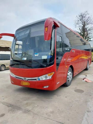 Bus Bekas Kinglong XMQ6101 Bus Tamasya Yuchai 6 Gearbox 260hp Bus Kota Sasis Baja 45 Kursi