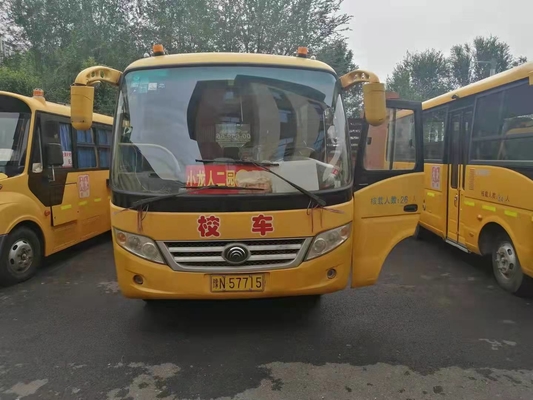 Tahun 2014 26 Kursi Bekas Mini Bus YUTONG Bus Sekolah Bekas Dengan Mesin Depan