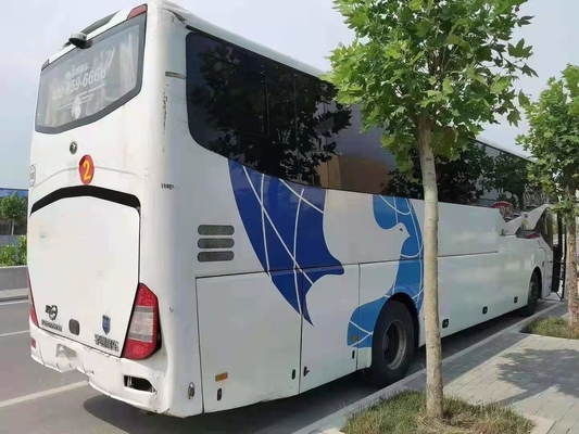 Tahun 2012 51 Kursi Bekas Yutong ZK6127 Bus Bekas Bus Pelatih Kursi Baru Penutup Mesin Diesel RHD Dalam Kondisi Baik