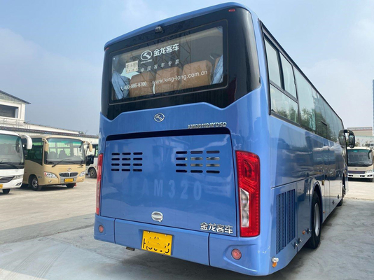 King Long Bus Coach XMQ6112 Toyota Coaster Mini Bus 49 Kursi Bus Penggerak Tangan Kiri