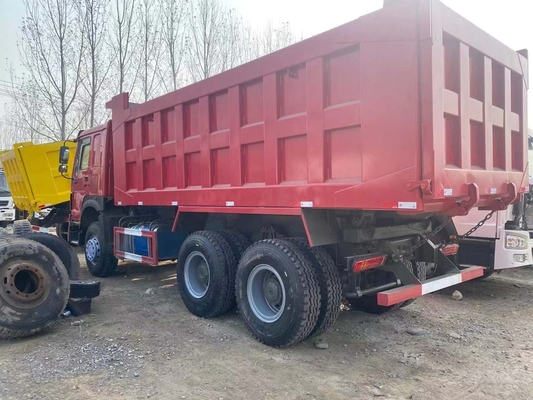 Bekas Howo Dump Truck 6*4 Model Mengemudi Tangan Kanan Cara Mengemudi WD615.47 Euro 2