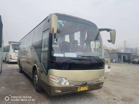 Gunakan Yutong Bus ZK6110 51 Kursi Manual Kemudi RHD Tahun 2013 Digunakan Bus Diesel Untuk Penumpang