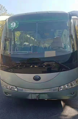 46 Kursi Tahun 2015 Yutong ZK6100 Digunakan Bus Pelatih LHD Kemudi 100km/H