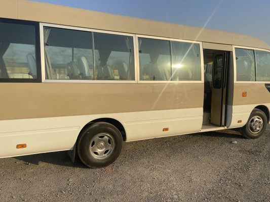 6 Silinder Digunakan Toyota Coaster Bus 23 kursi Bus Bensin Coaster