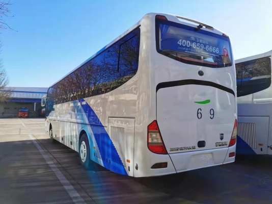 55 Kursi Bekas Yutong Bus 12000mm Coach Bus Euro II Left Hand Drive Buses