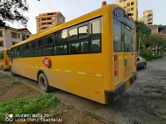 Bus Sekolah Tua 50 kursi Bus Sekolah Bekas Mesin Yuchai Mini Coach Airbag Chassis