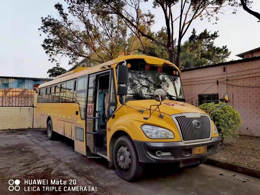 Bus Sekolah Tua 50 kursi Bus Sekolah Bekas Mesin Yuchai Mini Coach Airbag Chassis