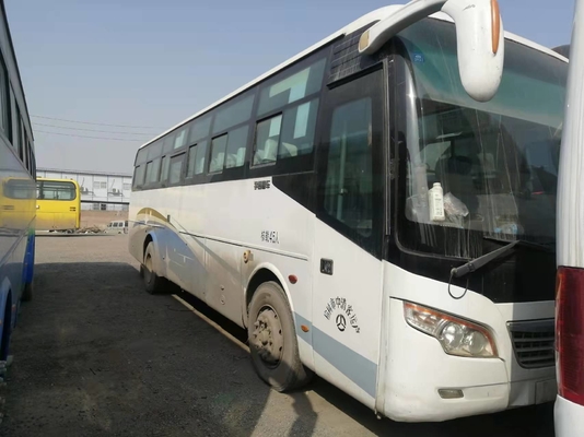 Pelatih Euro 4 Menggunakan Bus Yutong 45 kursi Bus Penumpang Bekas Mesin Yuchai