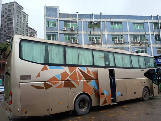 Bus Pelatih Tur Tahun 2015 Merek Yutong Bekas ZK6126 Mesin Diesel Weicahi Bekas Bus 375hp Digunakan Pintu Ganda Bus EURO III