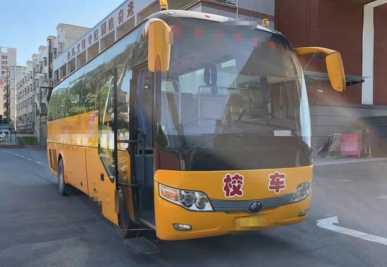 bus pelatih bekas mesin cummins untuk bus yutong 2014 tahun ZK6107 60 Kursi bus yutong untuk Dijual