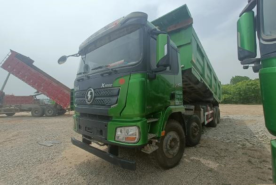 Truk Berat Shacman Digunakan X3000 8 * 4 Truk Tipper 430hp 7.6m Dumper