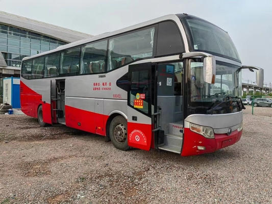 2015 Tahun 45 Kursi Bekas Yutong Bus ZK6127H Bekas Pelatih Dengan Kemudi LHD Mesin Diesel