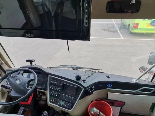 2017 Tahun 19 Kursi Digunakan Model Bus Yutong ZK6609D Mini Bus Penggerak Tangan Kiri Mesin Depan 2 Gandar