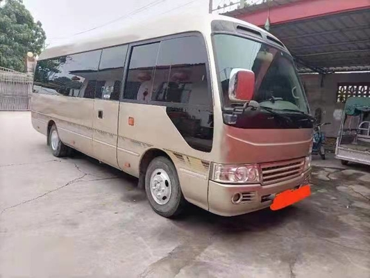 Toyota Coaster 23-29 kursi Bus Coaster Bekas 1HZ/15B Empat/Enam Silinder 2014-2018